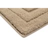 tapete de banheiro microfibra base latex antiderrapante vizapi golden 50x80cm marrom castor 2117 2