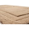 tapete de banheiro microfibra base latex antiderrapante vizapi golden 50x80cm marrom castor 2117 3